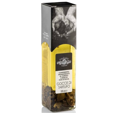 Huile d'olive à la truffe blanche 100ml, huile d’olive avec brisures de truffes blanches, huile d'olive à la truffe, huiles & vinaigres, produits italiens en ligne, livraison de produits italiens
