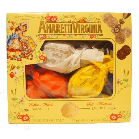 amaretti virginia traditionnel coffret de 125g