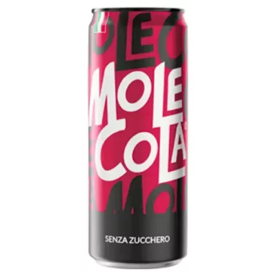Cola sans sucre italien Molecola canette de 33cl
