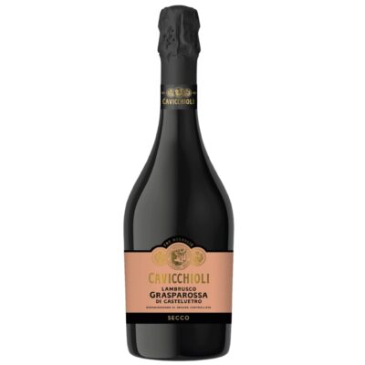 Lambrusco rouge sec | Grasparossa di Castelvetro | D.O.C | Tre Medaglie Cavicchioli 75cl