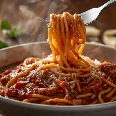 Recette des Spaghettis à la Bolognaise